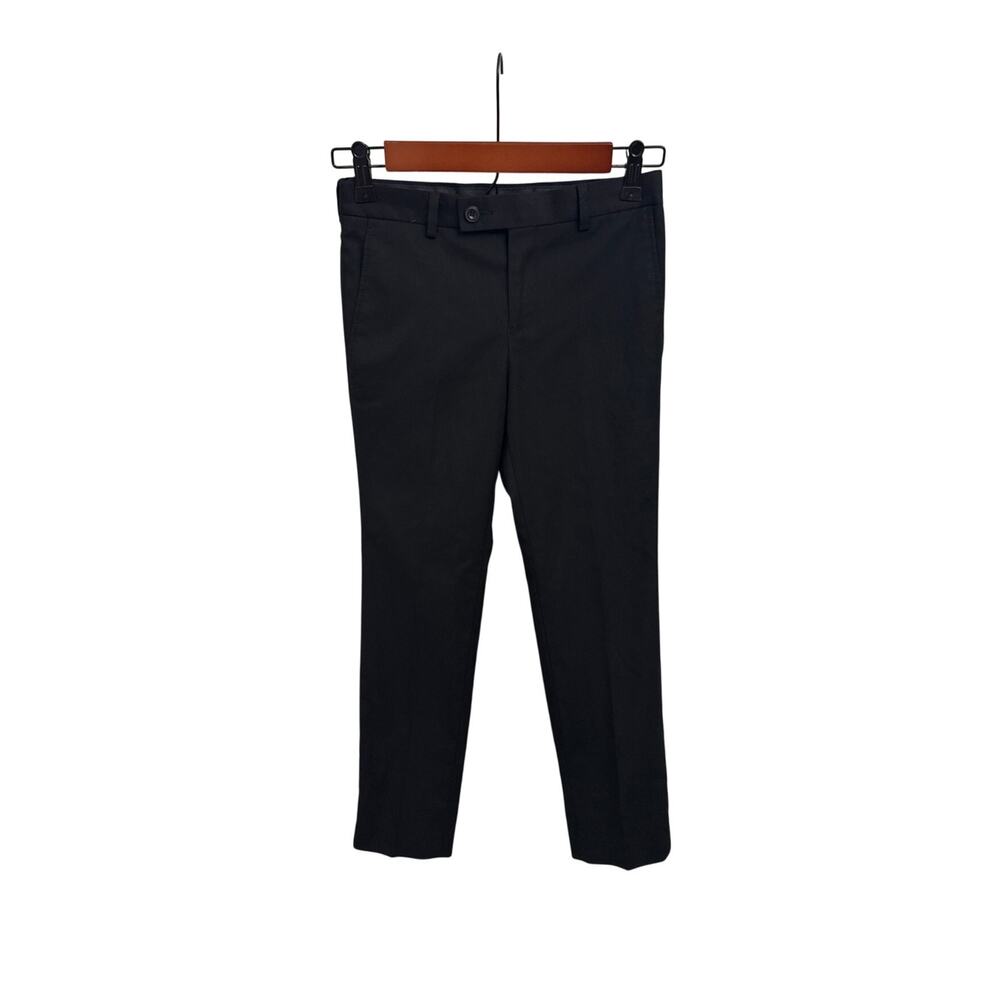 Class Club Stretch Black Adjustable Waist Flat Front Dress Pants Size Youth 10